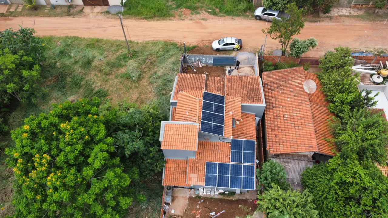 Projeto solar entregue